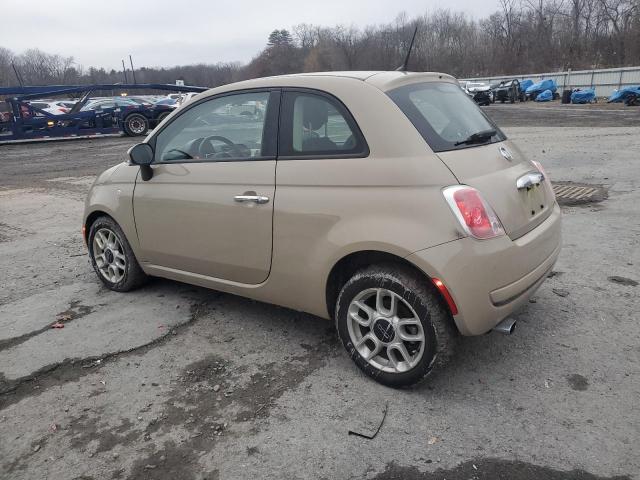  FIAT 500 2012 tan