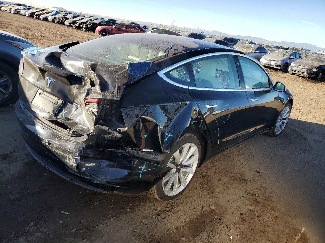 VIN 5YJ3E1EB2KF195683 2019 TESLA MODEL 3 no.3