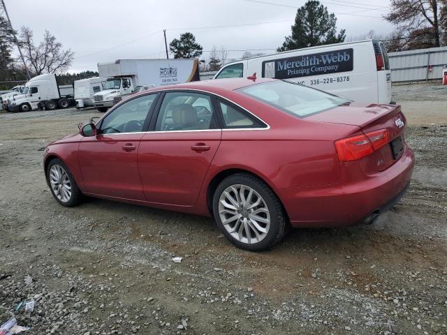  AUDI A6 2014 Czerwony