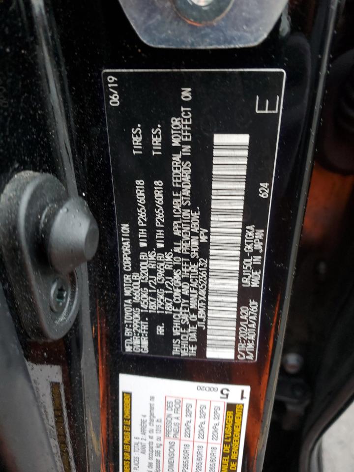 2019 Lexus Gx 460 VIN: JTJBM7FX4K5236132 Lot: 84944454