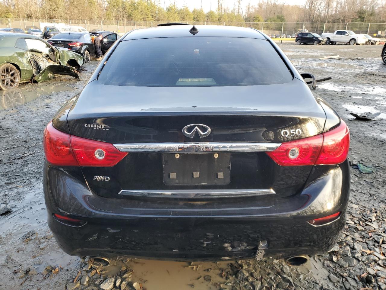 VIN JN1BV7AR3FM421540 2015 INFINITI Q50 no.6