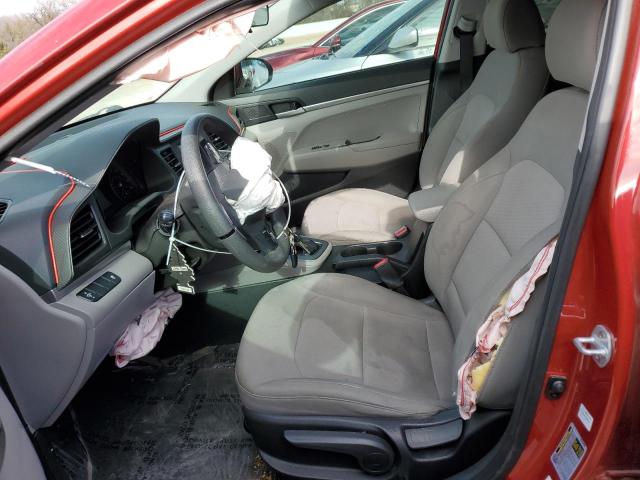  HYUNDAI ELANTRA 2019 Burgundy
