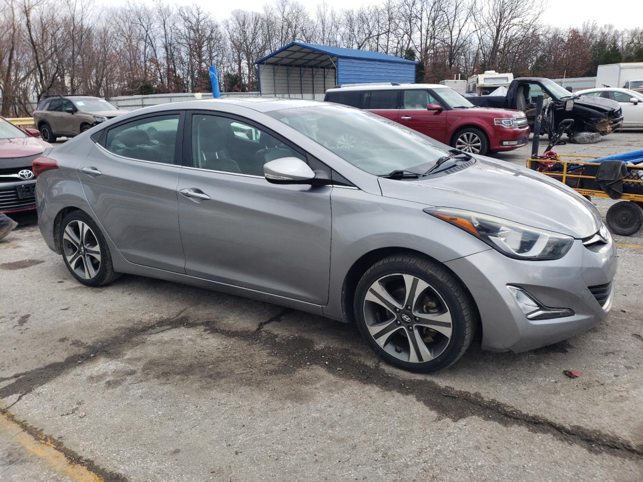 VIN KMHDH4AH0EU151650 2014 HYUNDAI ELANTRA no.4