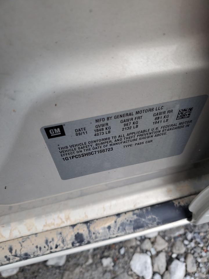 2012 Chevrolet Cruze Ls VIN: 1G1PC5SH8C7168723 Lot: 91937855