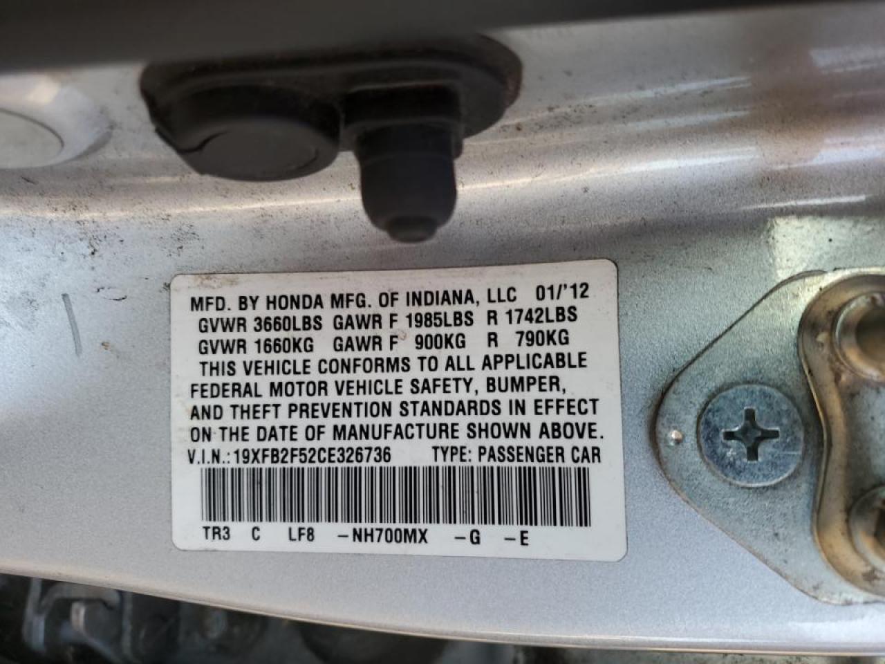 2012 Honda Civic - Image 14