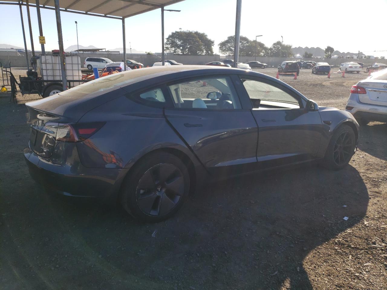 VIN 5YJ3E1EBXPF713496 2023 TESLA MODEL 3 no.3