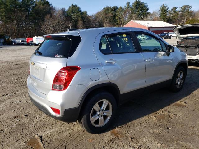  CHEVROLET TRAX 2018 Srebrny