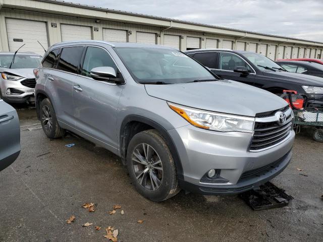  TOYOTA HIGHLANDER 2016 Srebrny