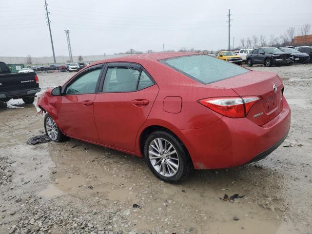  TOYOTA COROLLA 2014 Red