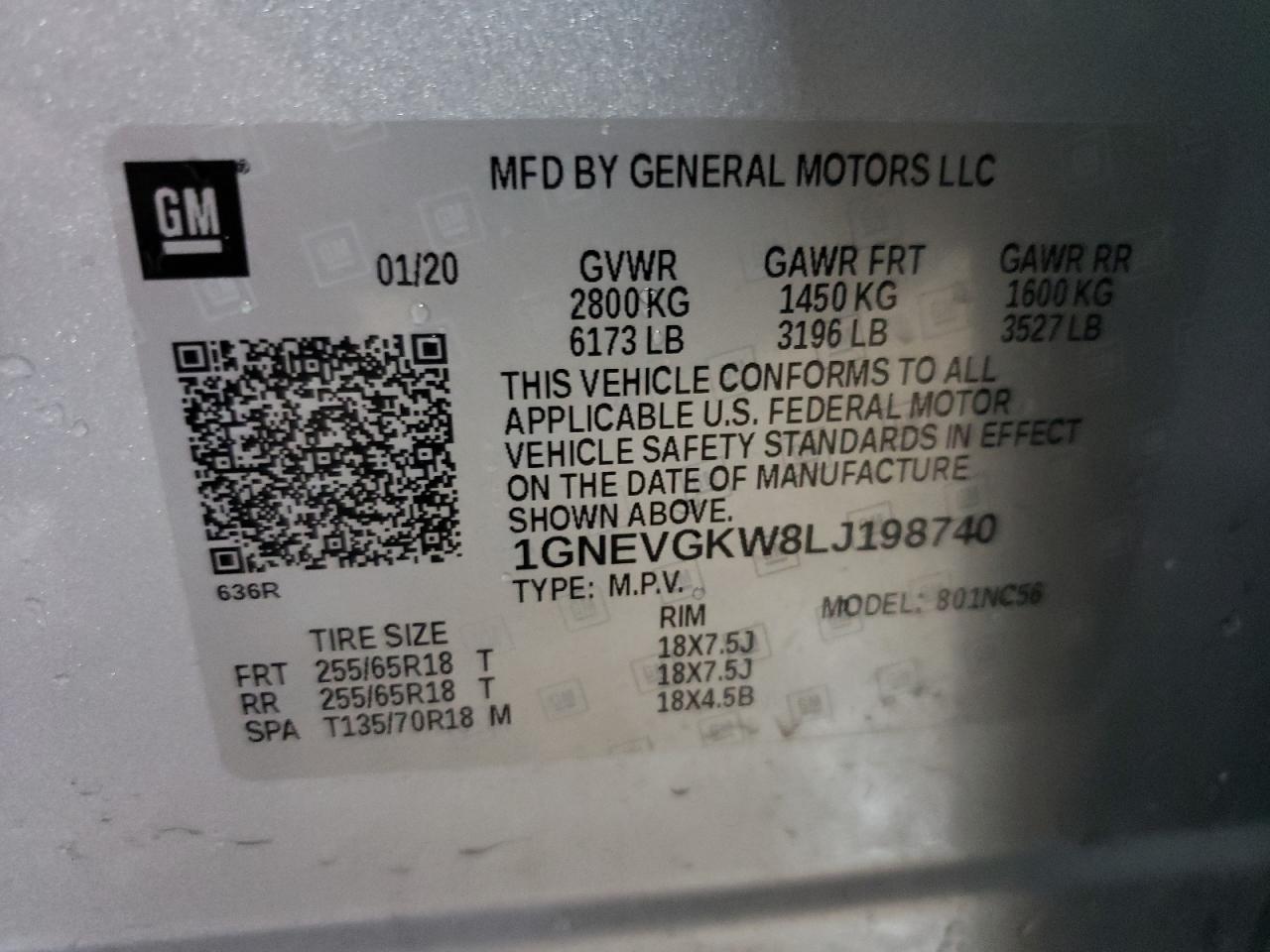 2020 Chevrolet Traverse - Image 13