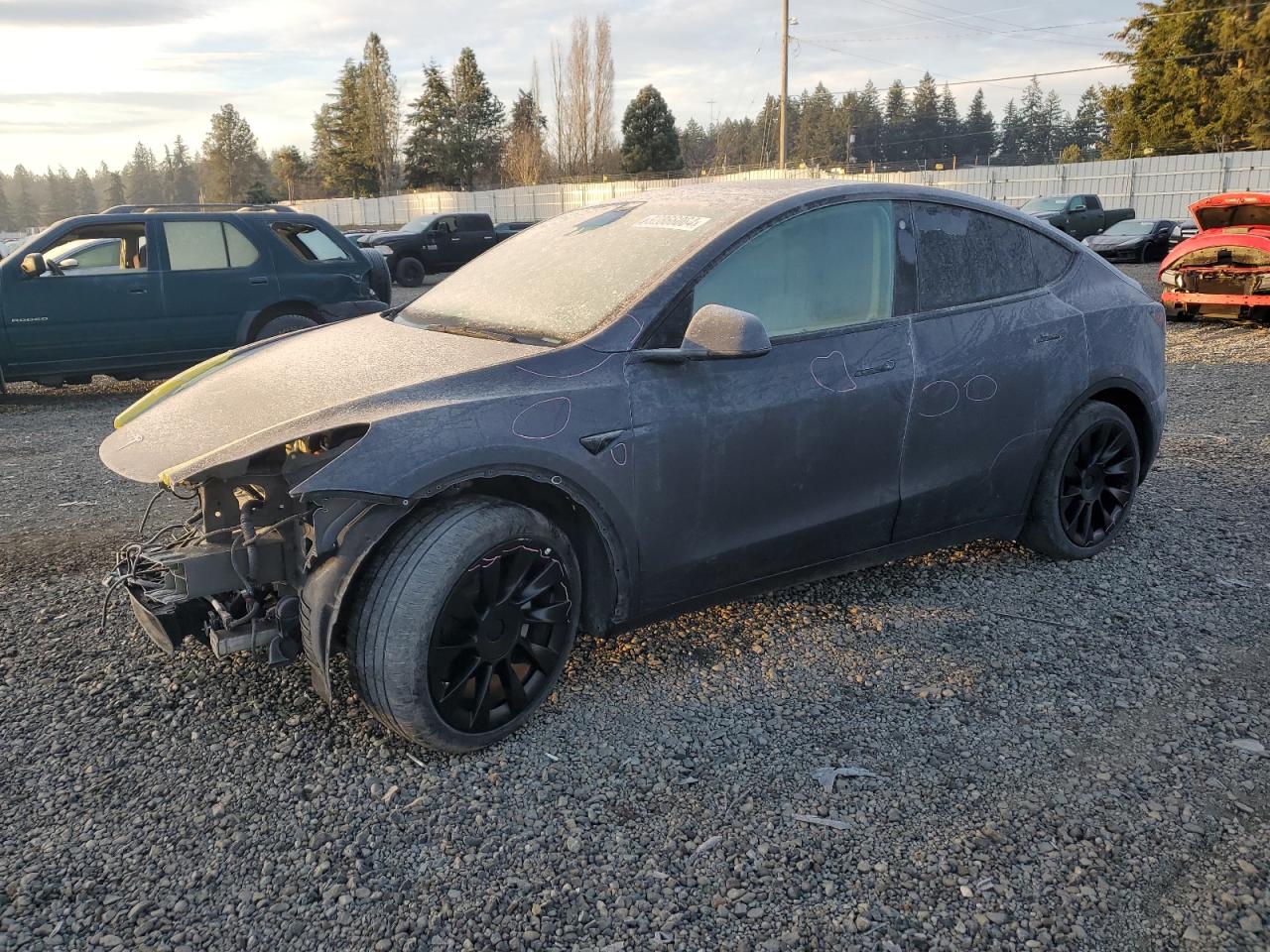 VIN 7SAYGAEE0NF342178 2022 TESLA MODEL Y no.1