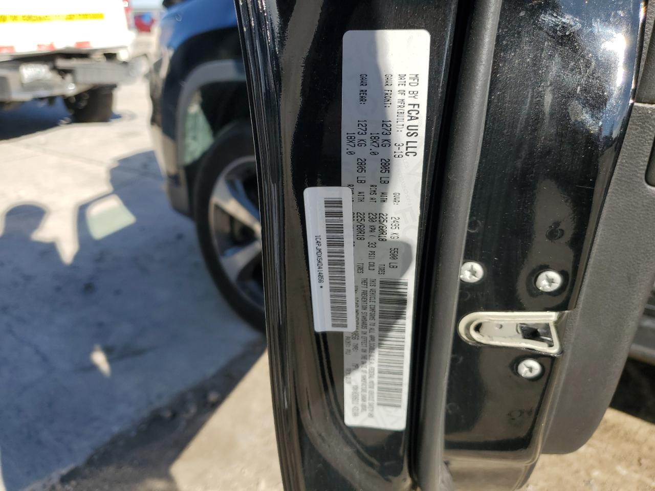 2019 Jeep Cherokee Limited VIN: 1C4PJMDX5KD414056 Lot: 85786594