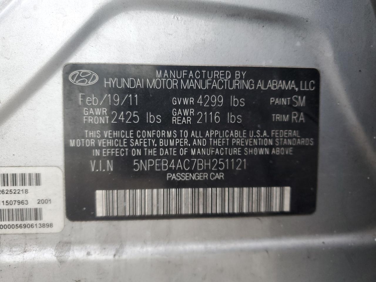2011 Hyundai Sonata - Image 13