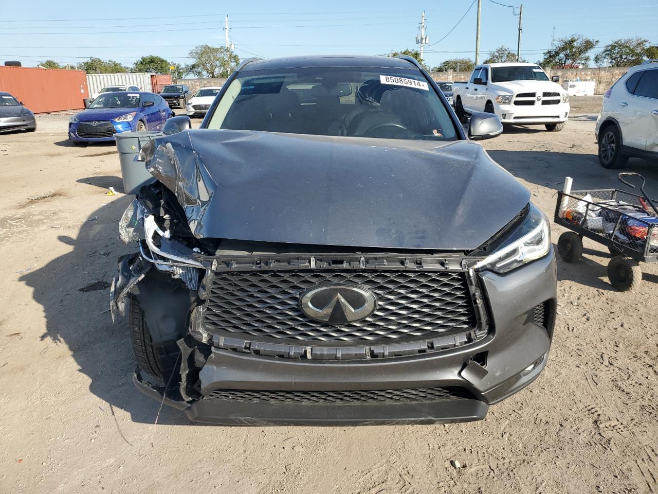 VIN 3PCAJ5BBXMF117332 2021 INFINITI QX50 no.5