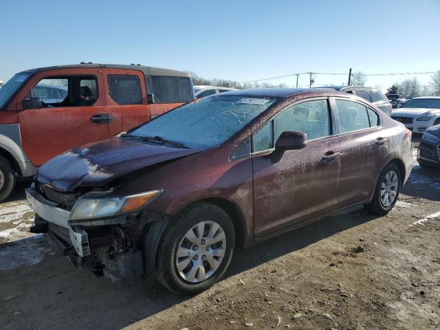  HONDA CIVIC 2012 Bordowy