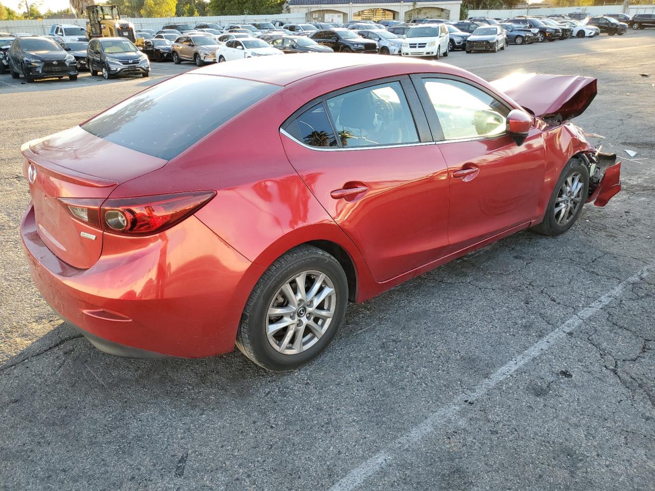 VIN JM1BM1V76E1112800 2014 MAZDA 3 no.3