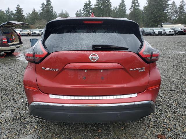  NISSAN MURANO 2019 Czerwony