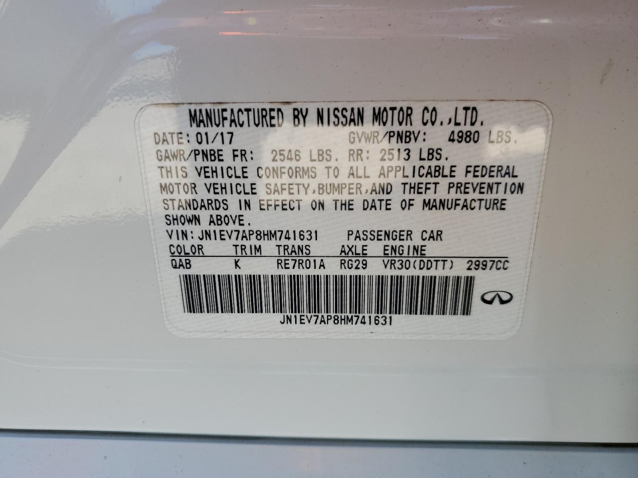 2017 Infiniti Q50 - Image 12