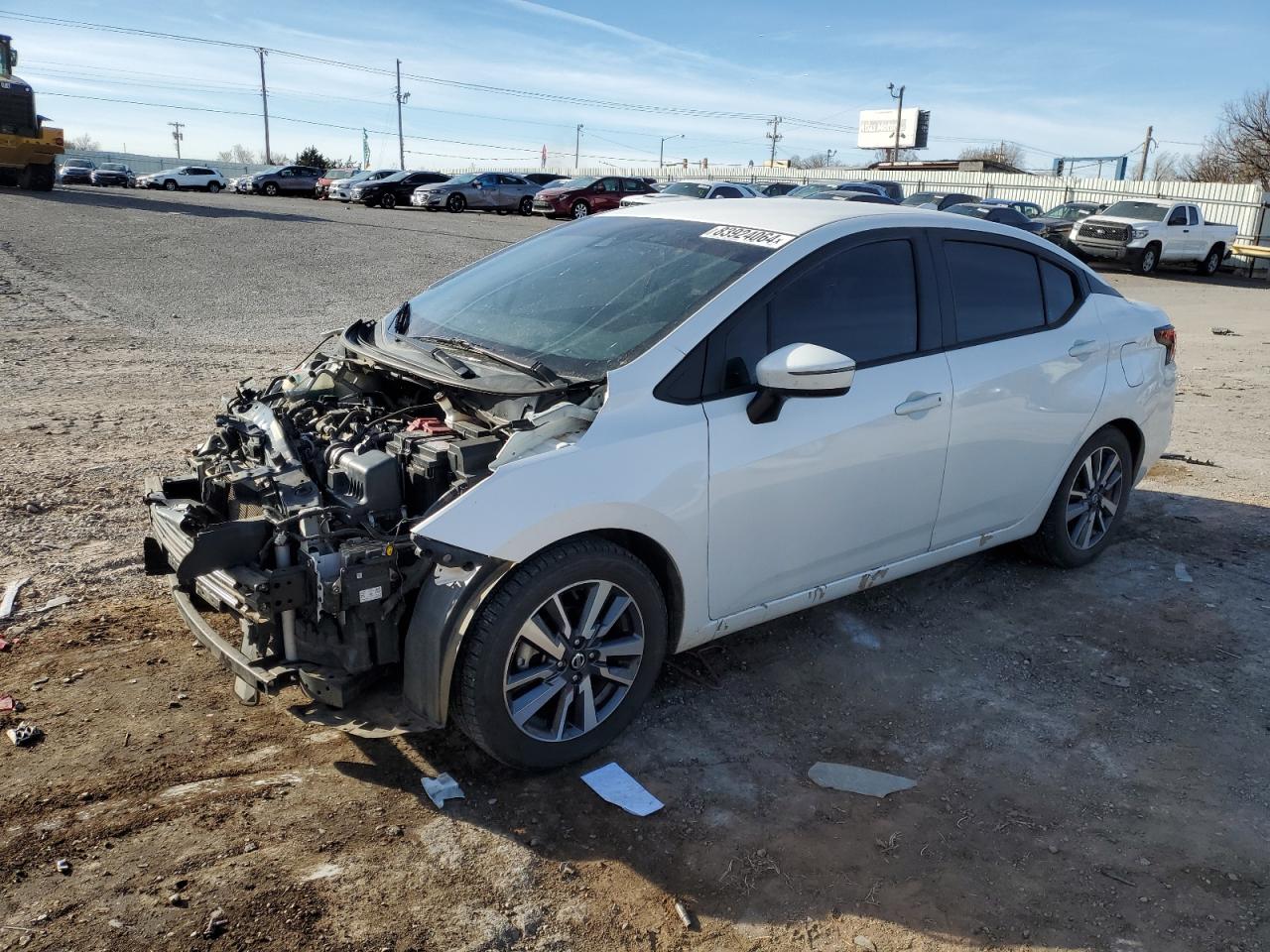 2020 Nissan Versa Sv на продаже в Oklahoma City, OK - Front End