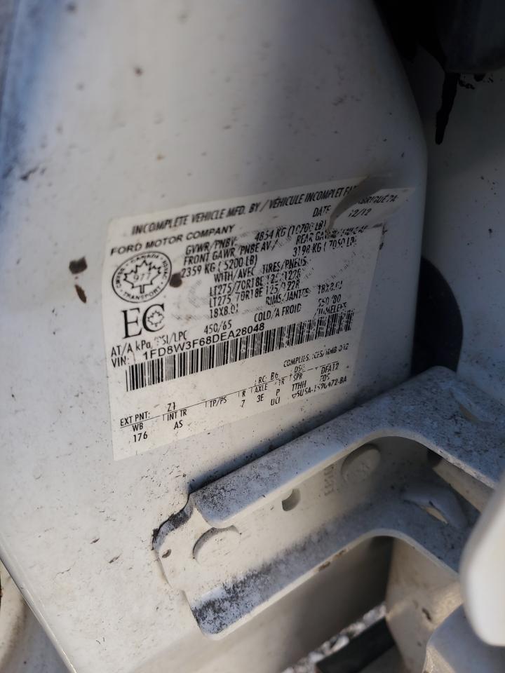 2013 Ford F350 Super Duty VIN: 1FD8W3F68DEA28048 Lot: 84863724