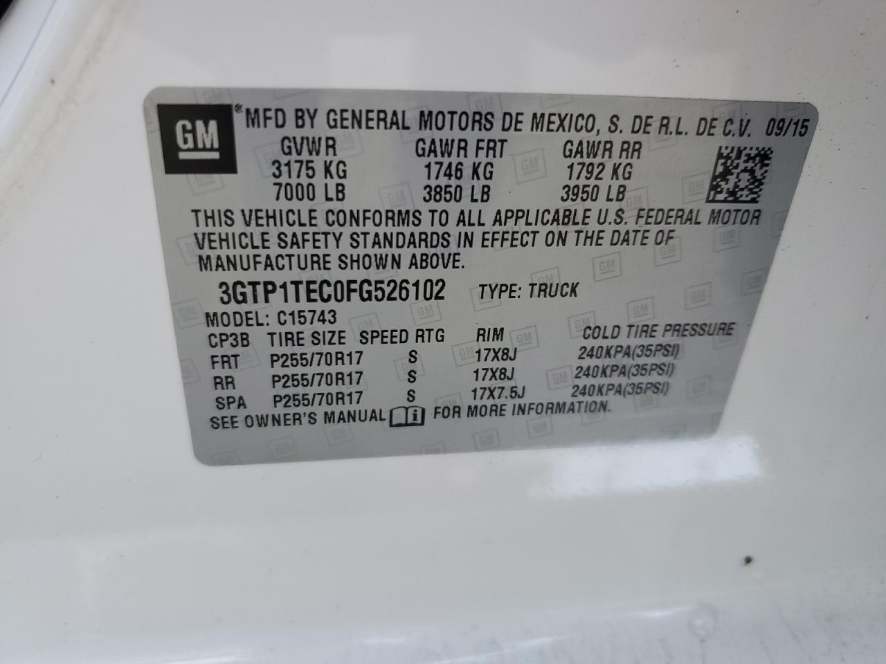 2015 GMC Sierra - Image 12