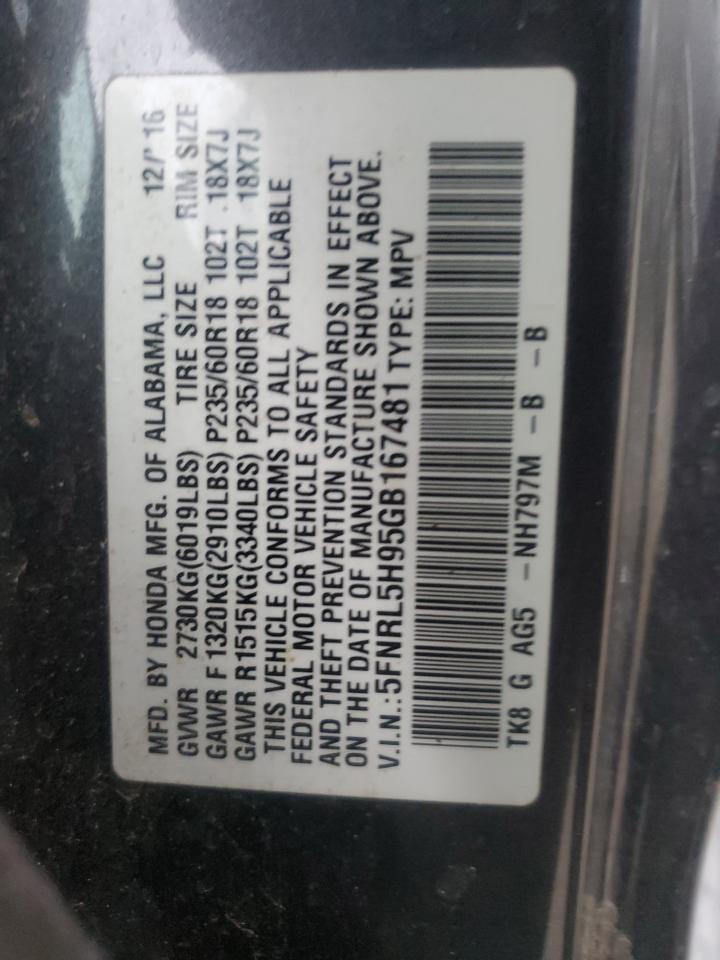 2016 Honda Odyssey - Image 15