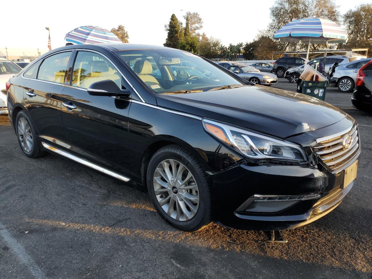 VIN 5NPE34AFXFH009176 2015 HYUNDAI SONATA no.4