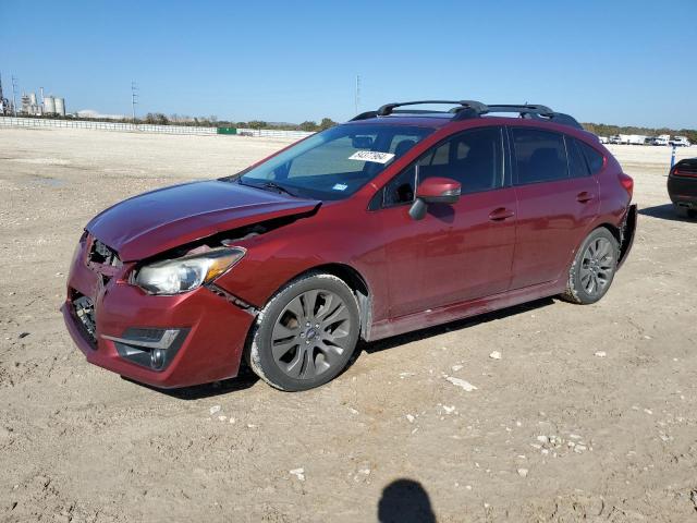  SUBARU IMPREZA 2015 Red