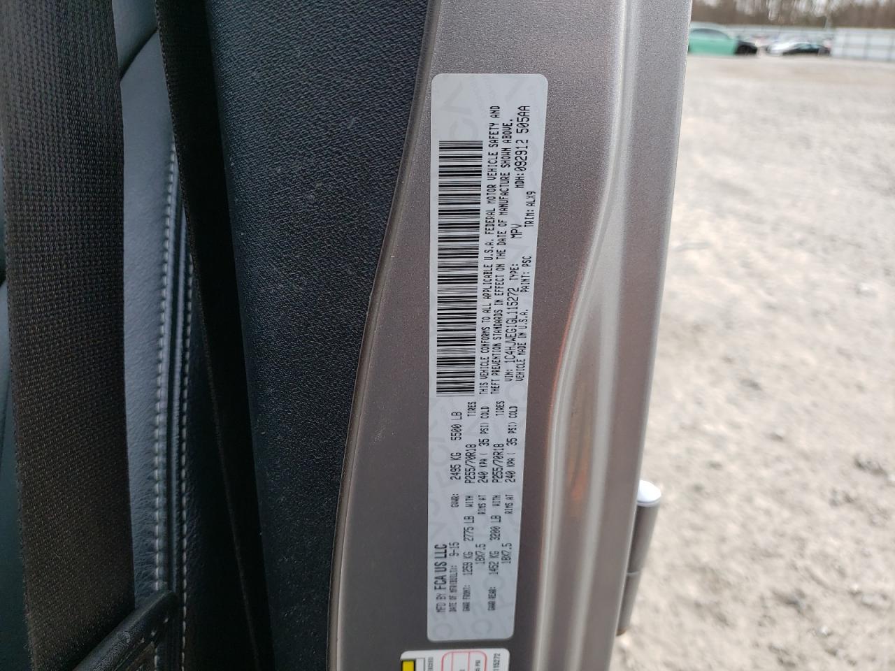 2016 Jeep Wrangler Unlimited Sahara VIN: 1C4HJWEG1GL115272 Lot: 82332044