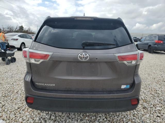  TOYOTA HIGHLANDER 2016 Серый