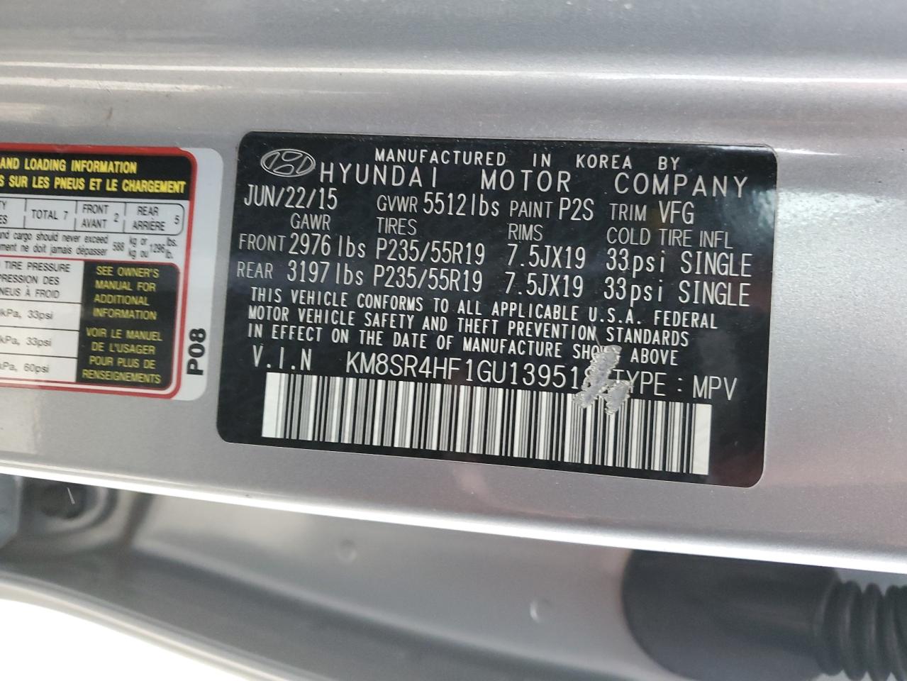 2016 Hyundai Santa Fe - Image 16