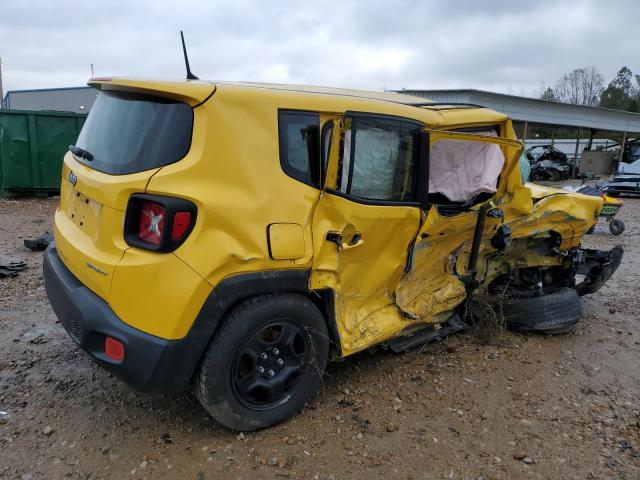  JEEP RENEGADE 2017 Жовтий