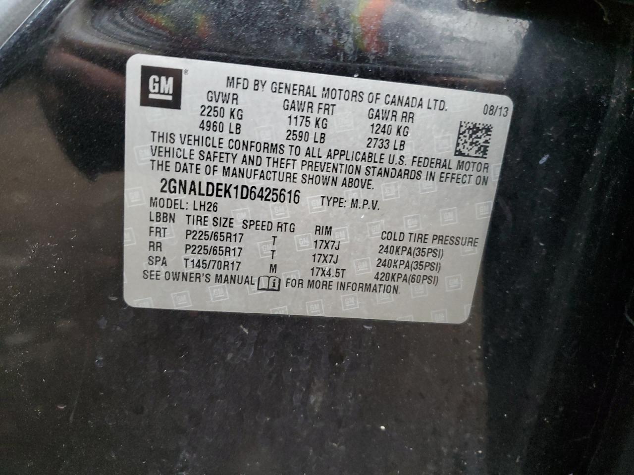 2013 Chevrolet Equinox - Image 13