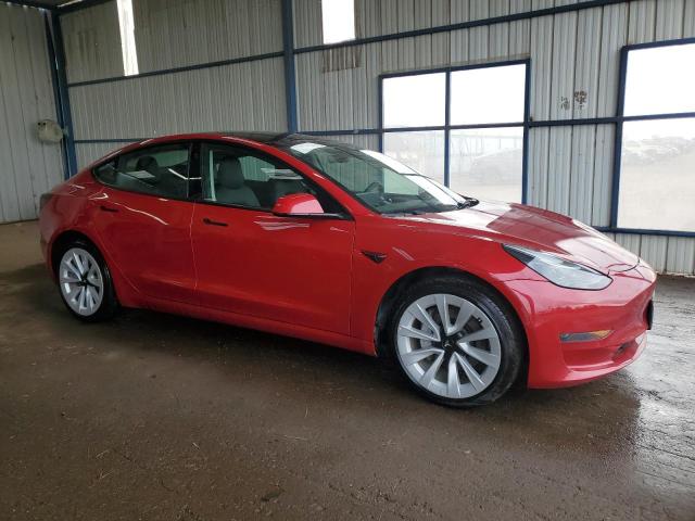  TESLA MODEL 3 2022 Red