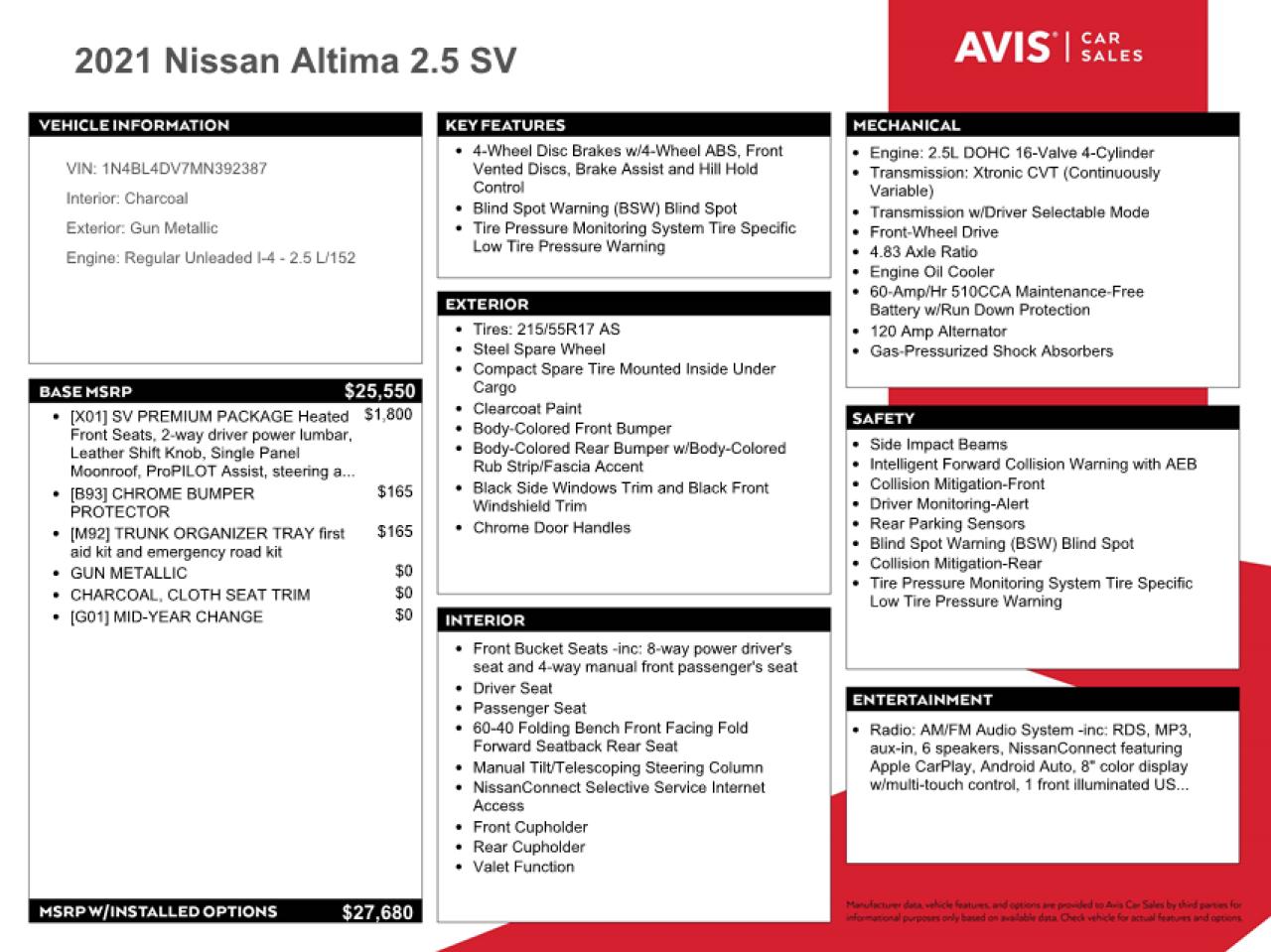 2021 Nissan Altima - Image 12