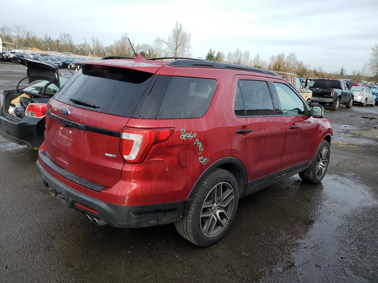 1FM5K8GT9JGB13500 FORD EXPLORER 2018