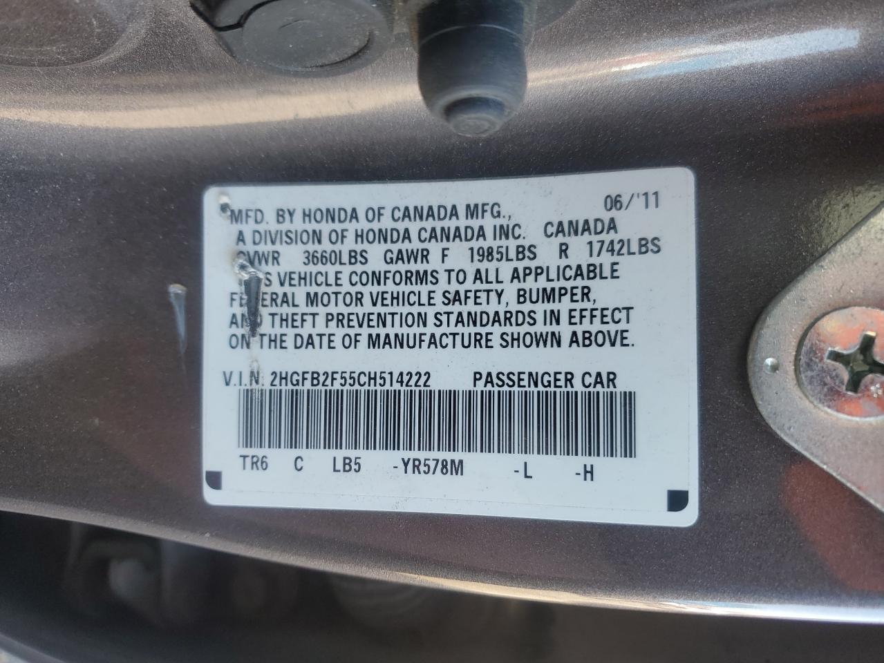 2012 Honda Civic - Image 13