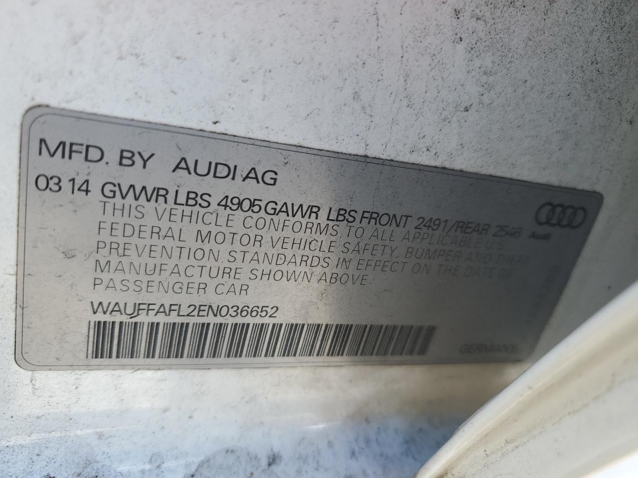 2014 Audi A4 - Image 12
