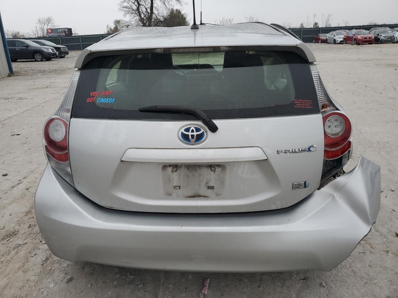 VIN JTDKDTB37D1541729 2013 TOYOTA PRIUS no.6