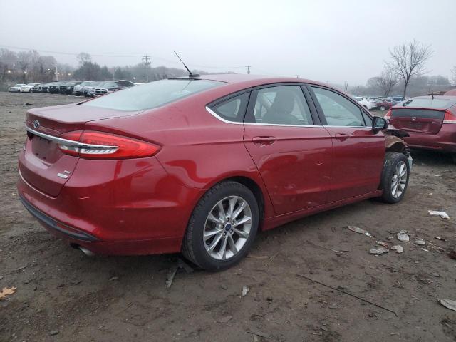  FORD FUSION 2017 Czerwony