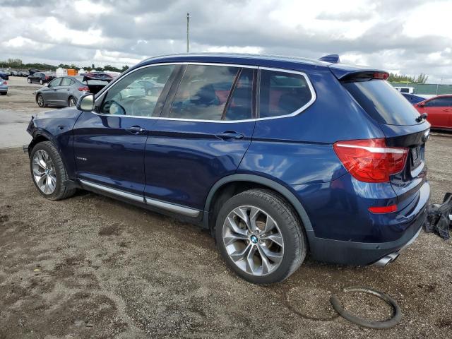  BMW X3 2016 Синий