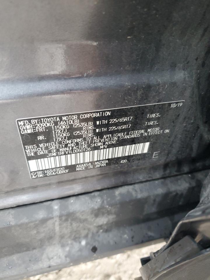 2020 Toyota Rav4 Le VIN: JTMF1RFV1LD050126 Lot: 85753204