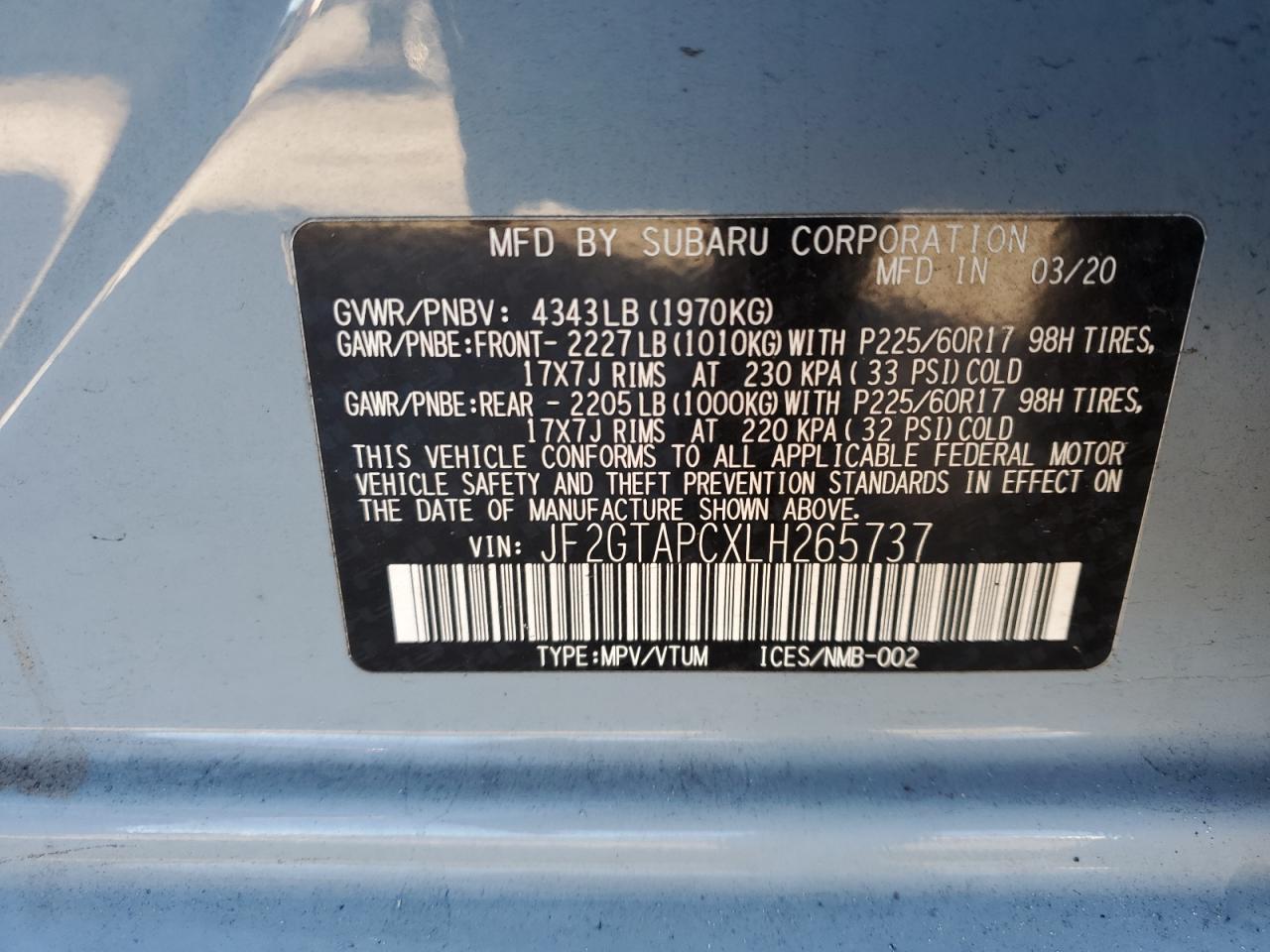 2020 Subaru XV - Image 13