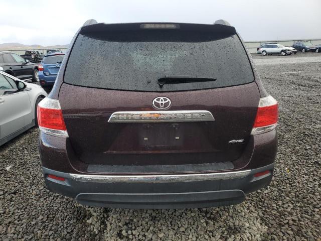  TOYOTA HIGHLANDER 2013 Бургунди