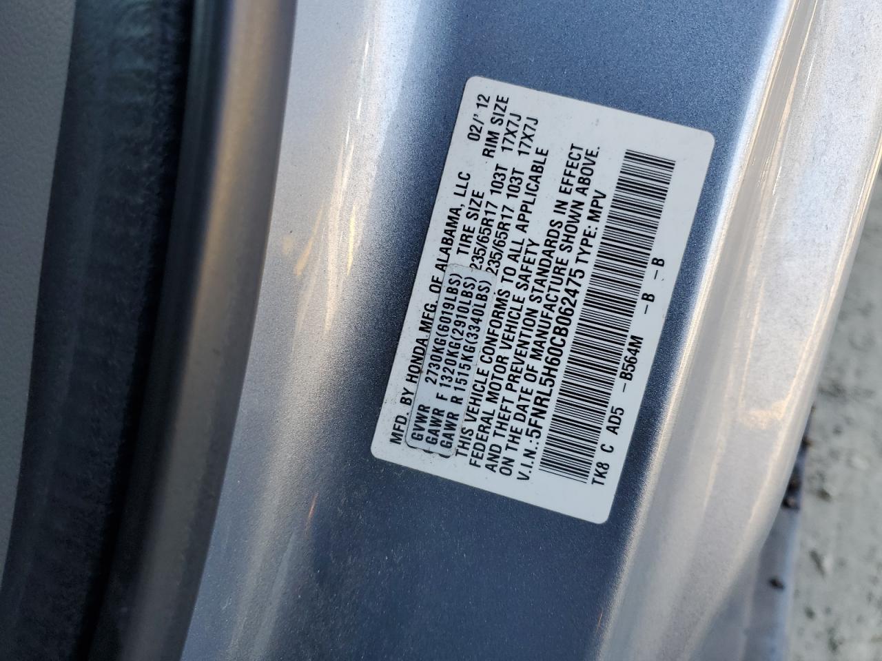 2012 Honda Odyssey - Image 13