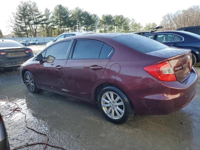  HONDA CIVIC 2012 Burgundy