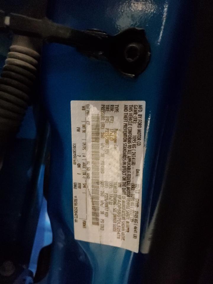 2013 Ford C-Max Sel VIN: 1FADP5BU7DL525478 Lot: 83548424