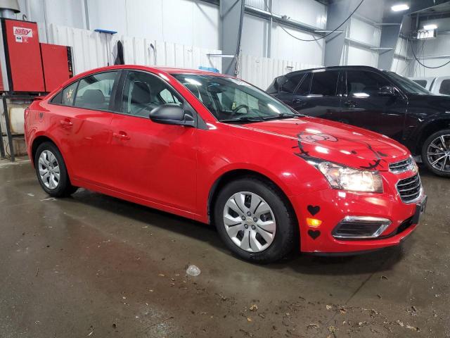  CHEVROLET CRUZE 2015 Czerwony