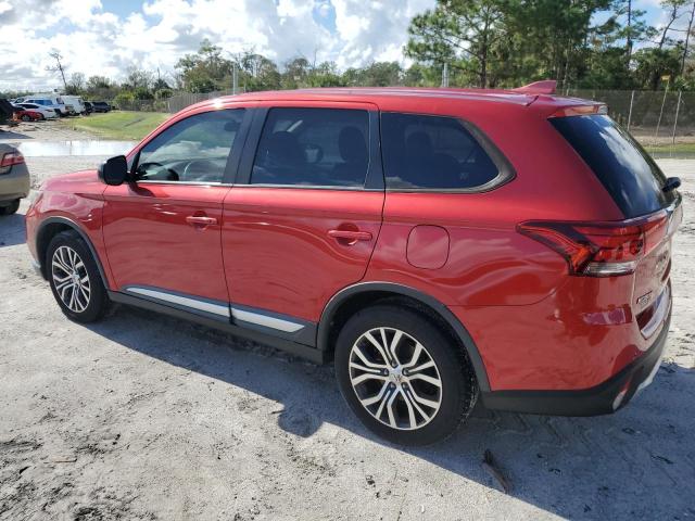  MITSUBISHI OUTLANDER 2018 Czerwony