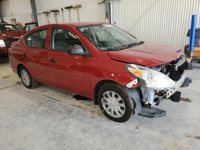  NISSAN VERSA 2015 Czerwony